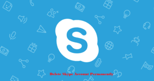 delete skype account permanently