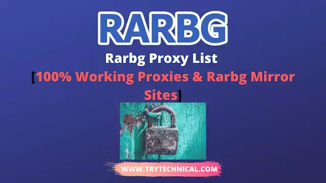 Rarbg proxy list