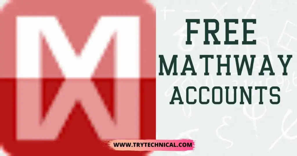 FREE Mathway Accounts & Password