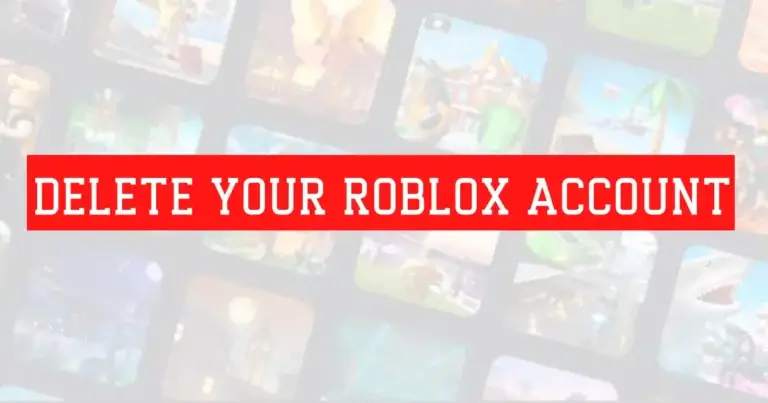 delete roblox account