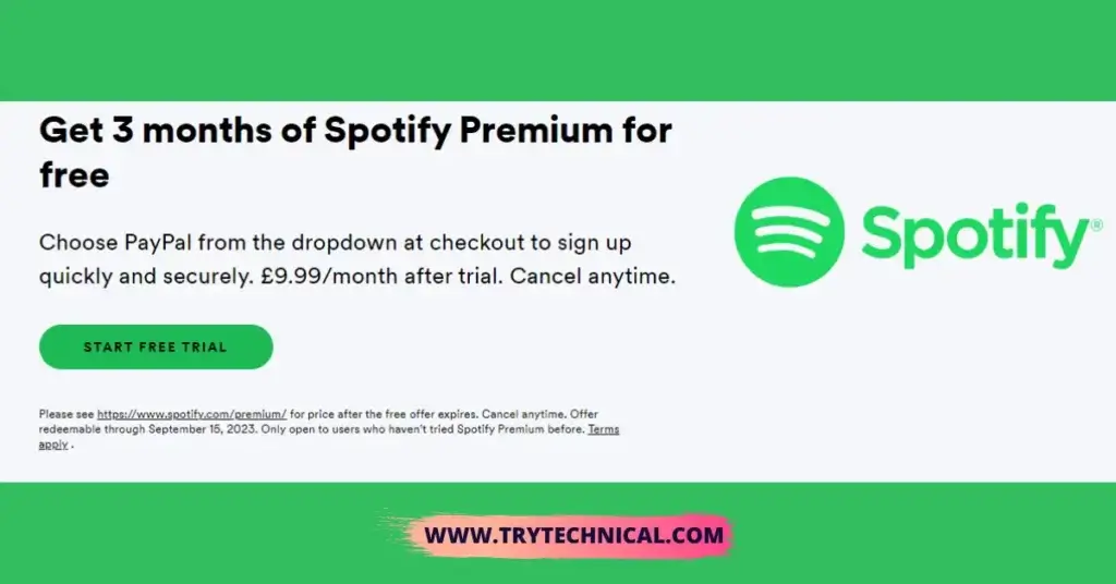 How to get Spotify premium 3 months free