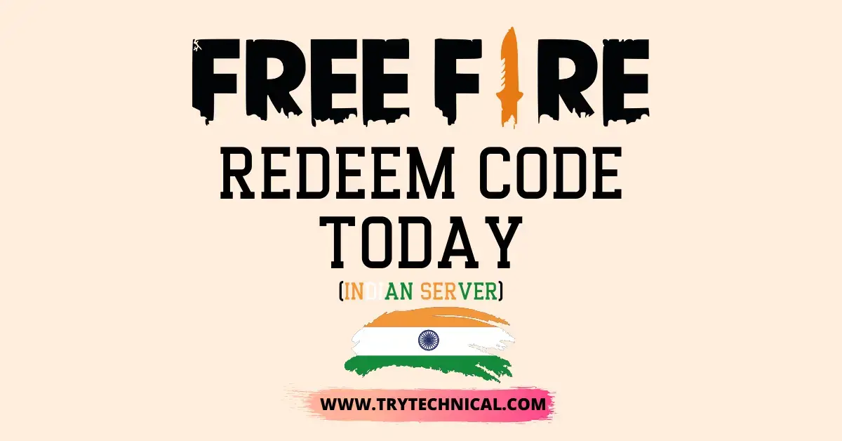 Garena Free Fire Redeem Code Today Indian Server