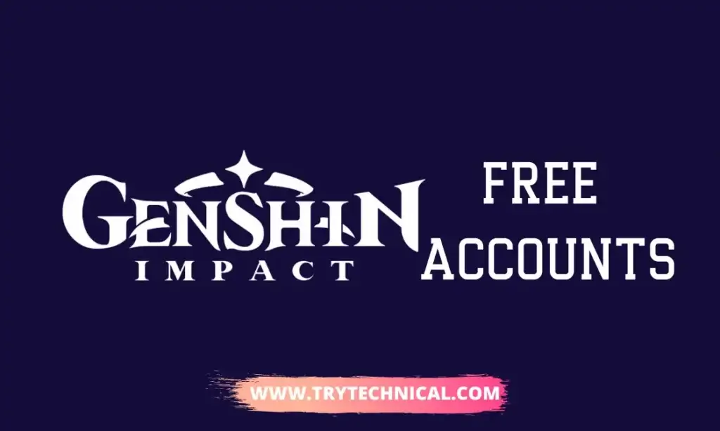 Genshin Impact Free Accounts And Passwords