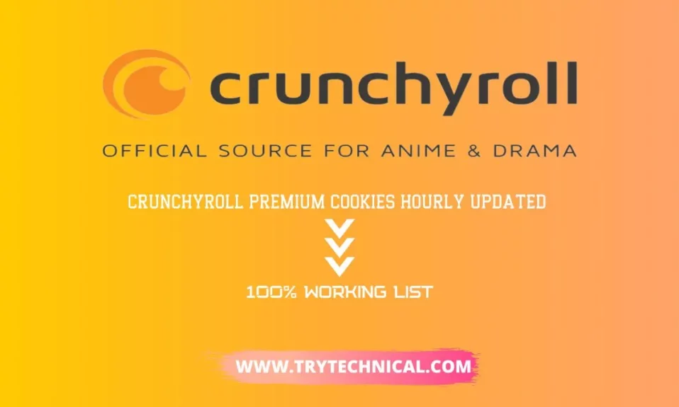 Crunchyroll Premium Cookies