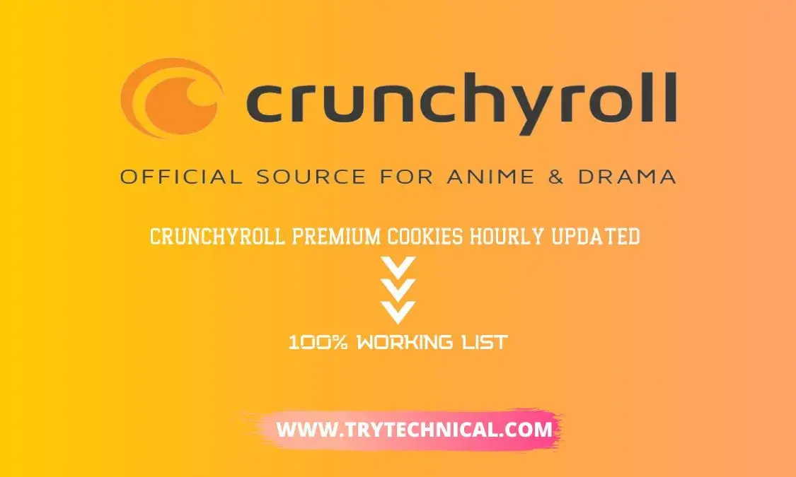Crunchyroll Premium Cookies