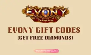 Evony Gift Codes