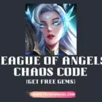 league of angels chaos code