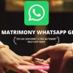 free matrimony whatsapp group