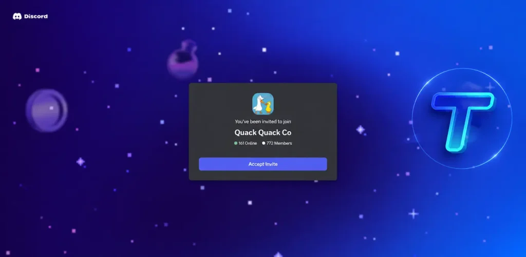 Duck Duck Discord server