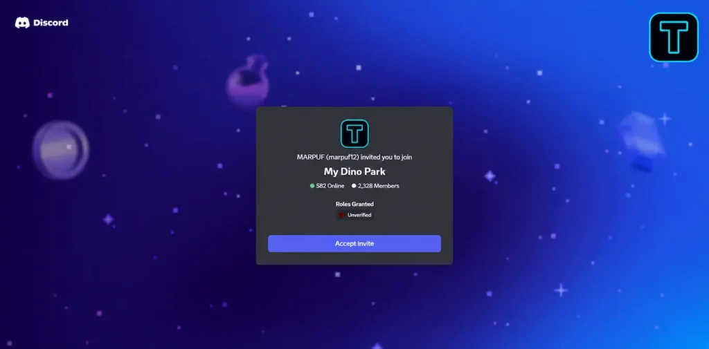 My Dino Park Discord server