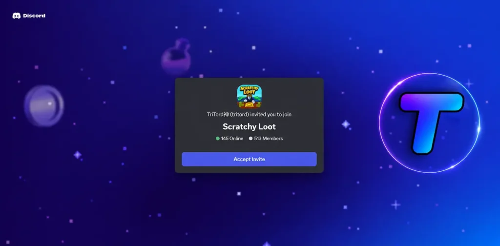 Scratchy Loot Discord server