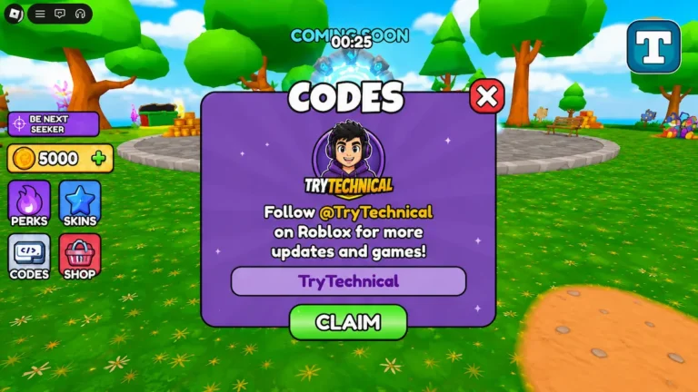 Paint and Seek codes