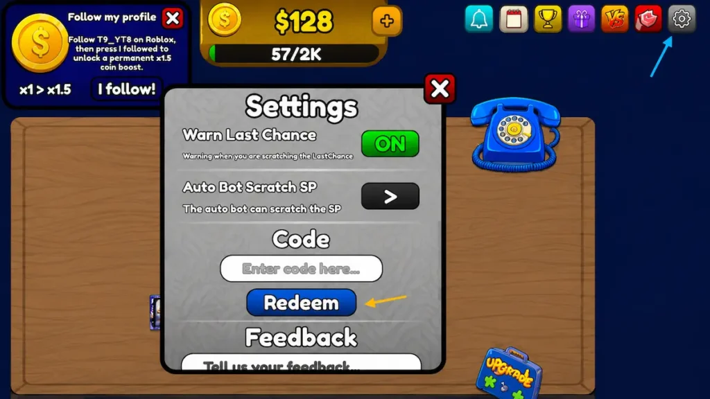redeem scratchy loot codes box